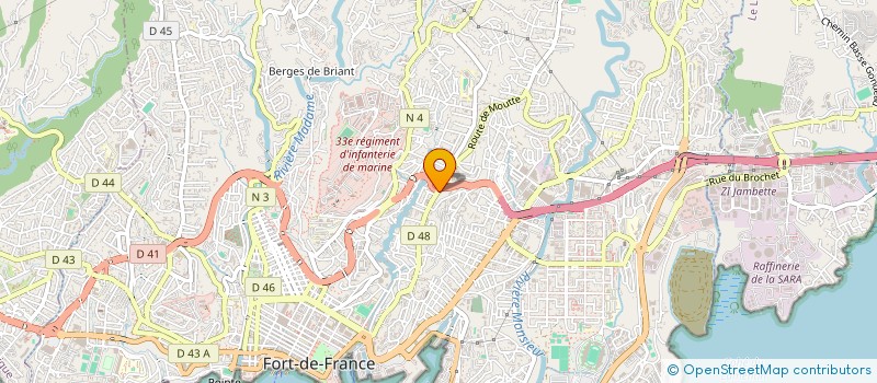 localisation de l'entreprise LD BEAUTY  FORT-DE-FRANCE