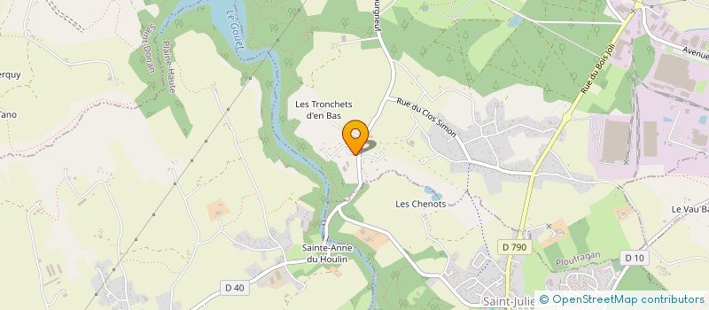 localisation de l'entreprise LD BREIZ IMPORT à PLOUFRAGAN