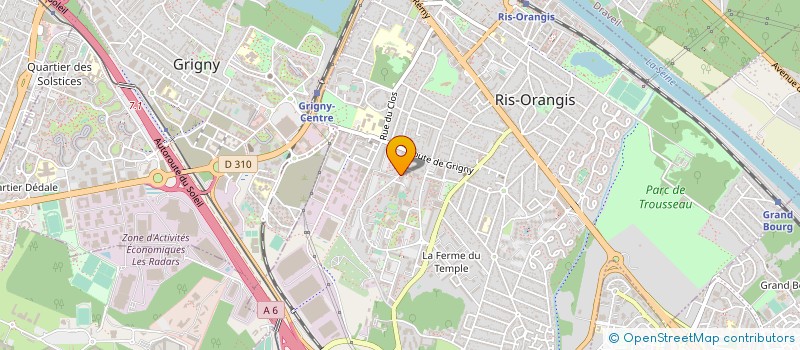 localisation de l'entreprise LD-BTP à RIS-ORANGIS