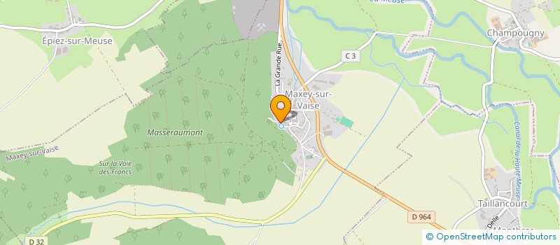 localisation de l'entreprise LD&C PRO à MAXEY-SUR-VAISE