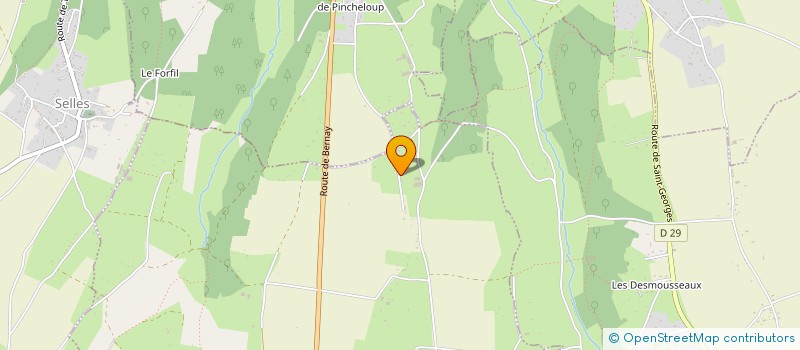 localisation de l'entreprise LD CHARPENTE  SAINT-SIMEON