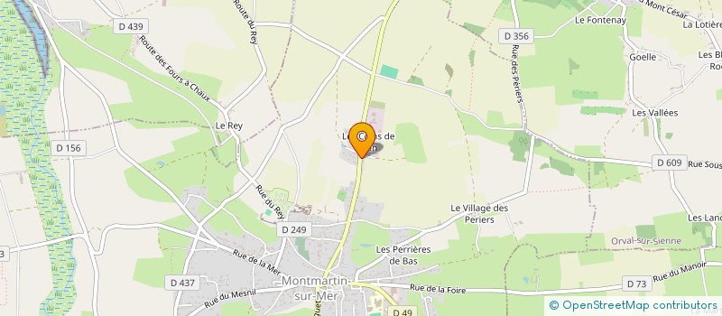 localisation de l'entreprise LD.CJ  MONTMARTIN-SUR-MER