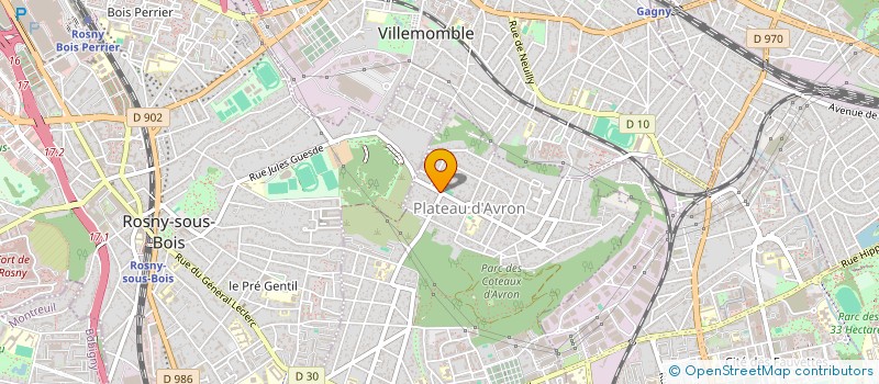 localisation de l'entreprise LD CLIM à NEUILLY-PLAISANCE