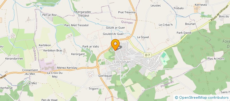 localisation de l'entreprise LD & CO  QUIMPER