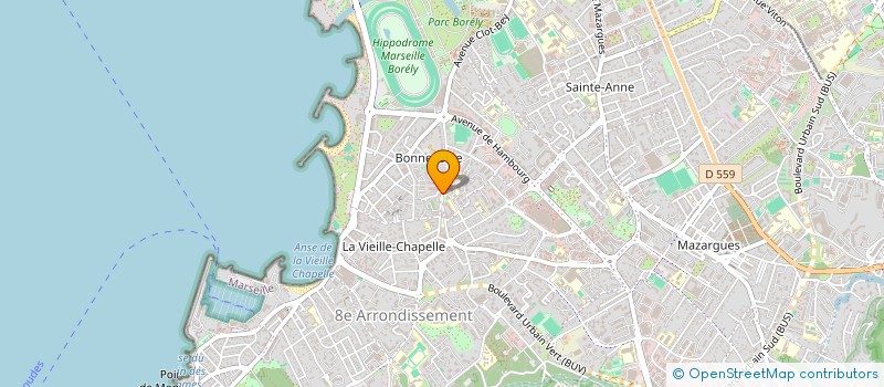 localisation de l'entreprise LD'COIFF à MARSEILLE