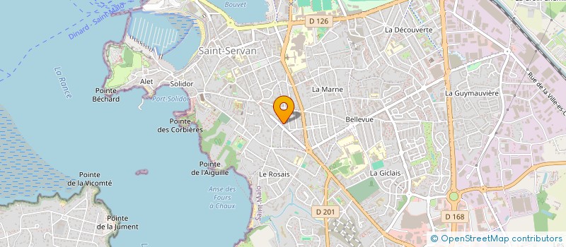 localisation de l'entreprise LD COLLE  SAINT-MALO