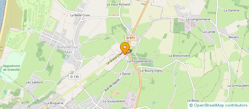 localisation de l'entreprise LD COLP  BREVILLE-SUR-MER