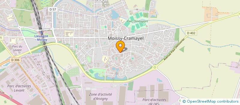 localisation de l'entreprise LD COMPANY à MOISSY-CRAMAYEL