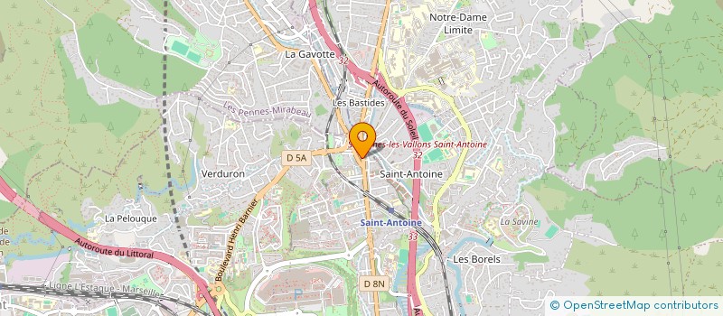 localisation de l'entreprise LD COMPANY à MARSEILLE