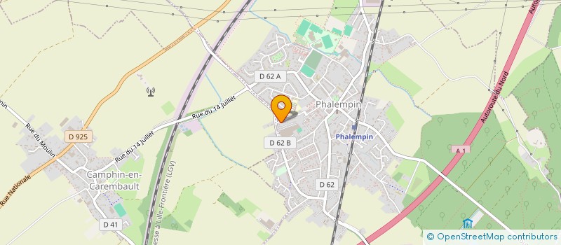 localisation de l'entreprise LD CONCEPT  LILLE