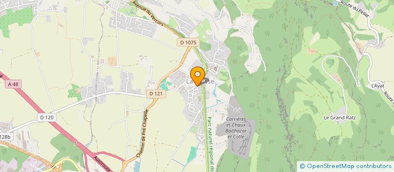 localisation de l'entreprise LD CONCEPT  LA BUISSE