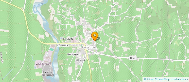 localisation de l'entreprise LD CONSEILS  CAIRANNE