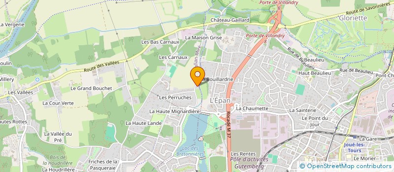 localisation de l'entreprise LD CONSULTING  BALLAN-MIRE