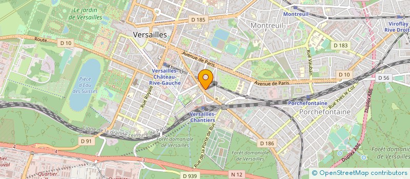 localisation de l'entreprise LD CONT INVEST à VERSAILLES