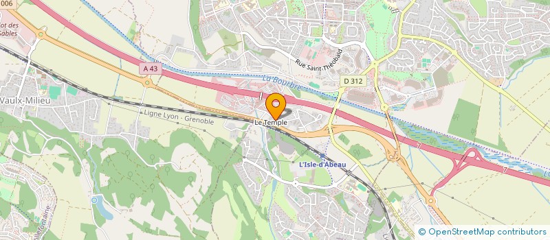 localisation de l'entreprise LD CONTROLES SUD-EST à L'ISLE-D'ABEAU