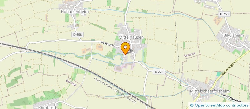 localisation de l'entreprise LD COURTAGE  WINGERSHEIM LES QUATRE BANS