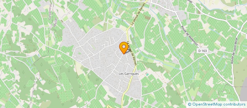 localisation de l'entreprise LD COUVERTURE  MAZAN