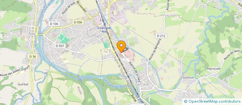 localisation de l'entreprise LD & CP  COARRAZE