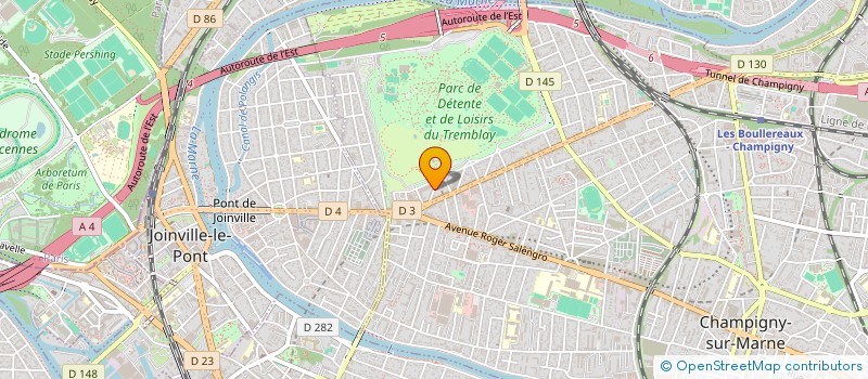 localisation de l'entreprise LD CREATION  CHAMPIGNY-SUR-MARNE