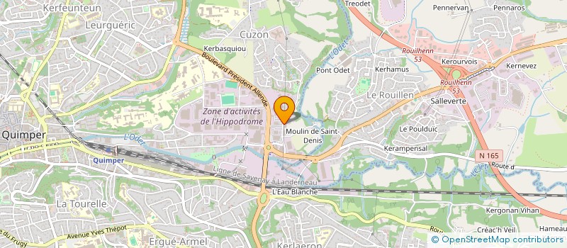 localisation de l'entreprise LD CREATION CARRELAGE à QUIMPER