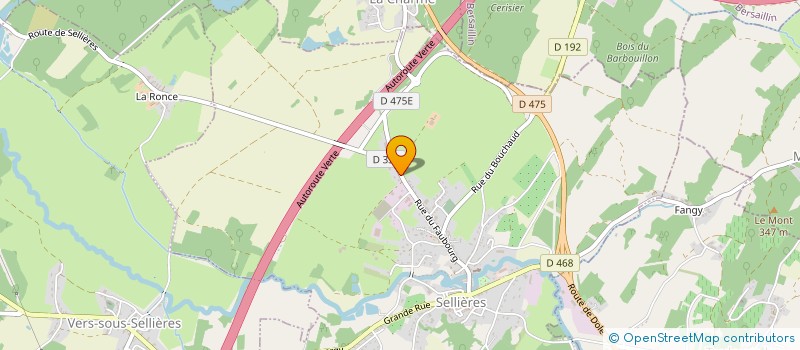 localisation de l'entreprise LD CREATOR  SELLIERES