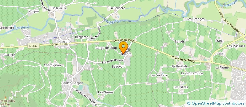 localisation de l'entreprise LD DIAG  BELLEVILLE-EN-BEAUJOLAIS