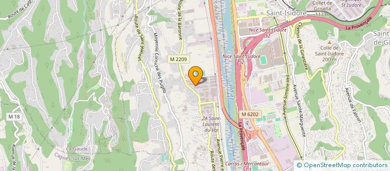 localisation de l'entreprise LD DIFFUSION  SAINT-LAURENT-DU-VAR