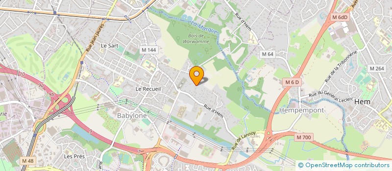 localisation de l'entreprise LD DIFFUSION  VILLENEUVE-D'ASCQ