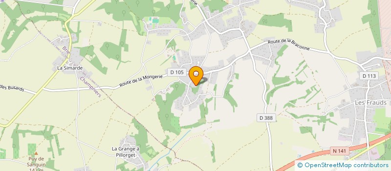 localisation de l'entreprise LD ELEC à BRIE
