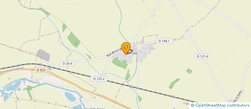 localisation de l'entreprise LD ELECPRO à FONTAINE-LA-GUYON