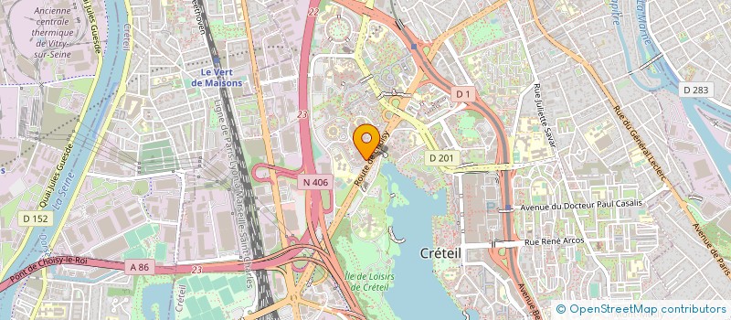 localisation de l'entreprise LD EMBALLAGES à CRETEIL