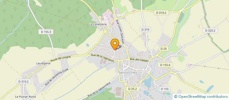 localisation de l'entreprise LD ENERGIES à SENONCHES