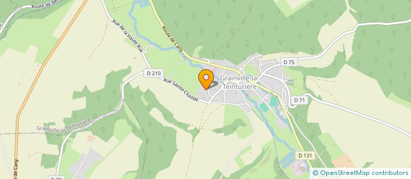 localisation de l'entreprise LD ENVIRONNEMENT  GRAINVILLE-LA-TEINTURIERE