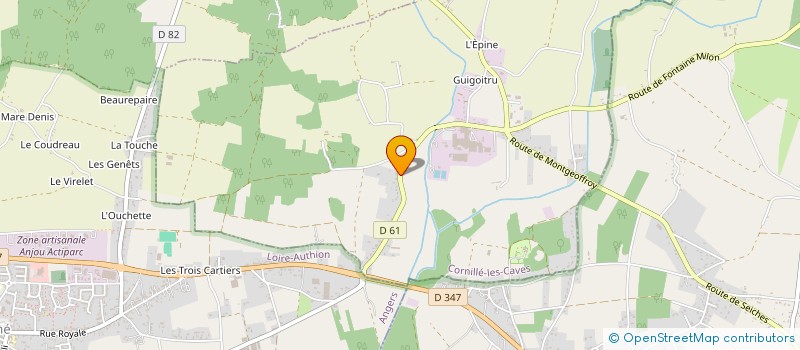 localisation de l'entreprise LD ETANCH&ITE à CORNILLE-LES-CAVES