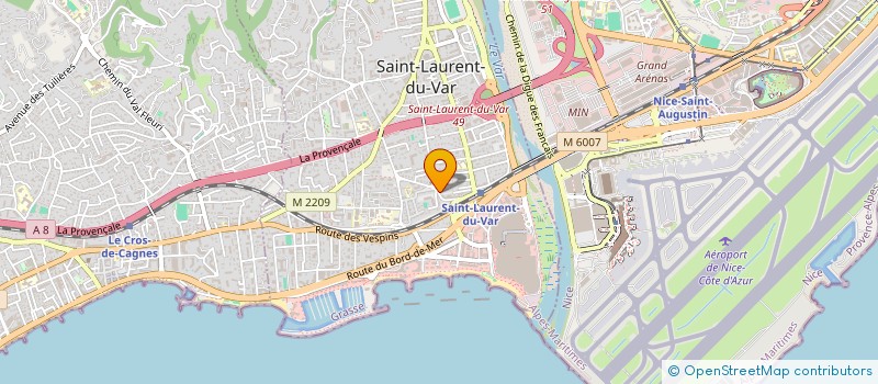 localisation de l'entreprise LD EXPERT  ANTIBES