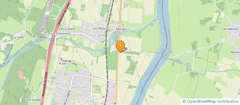 localisation de l'entreprise LD FORMATION à MACON