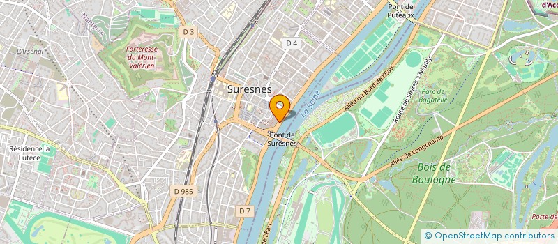 localisation de l'entreprise LD FREIGHT SOLUTIONS à SURESNES