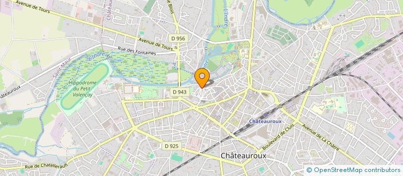 localisation de l'entreprise LD & GD FONCIER à CHATEAUROUX