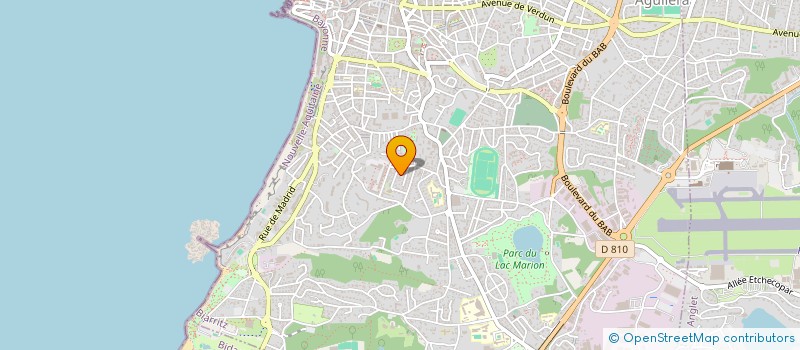 localisation de l'entreprise LD GEOTECHNIQUE ADOUR à BIARRITZ