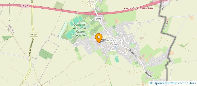 localisation de l'entreprise LD GREEN à CAMPHIN-EN-PEVELE