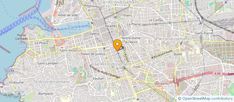 localisation de l'entreprise LD GROUPE  MARSEILLE