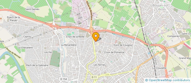 localisation de l'entreprise LD HOLDING  BEZIERS