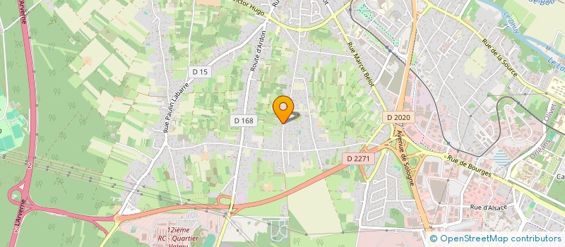 localisation de l'entreprise LD HOLDING à OLIVET