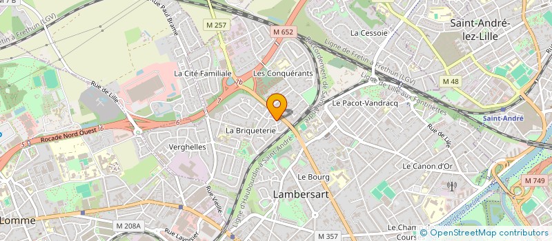 localisation de l'entreprise LD IMMO à LAMBERSART