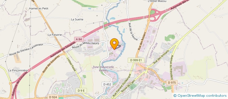 localisation de l'entreprise LD IMMO  VILLEDIEU-LES-POELES-ROUFFIGNY