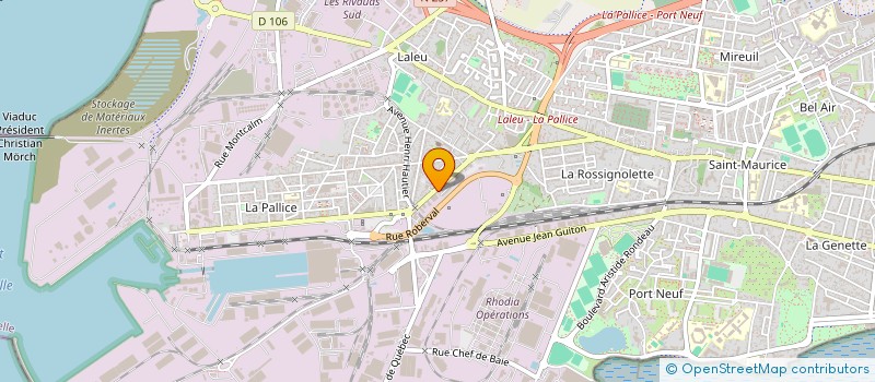 localisation de l'entreprise LD IMMO  LA ROCHELLE