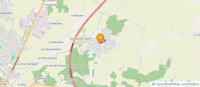 localisation de l'entreprise LD IMMO  MARCE