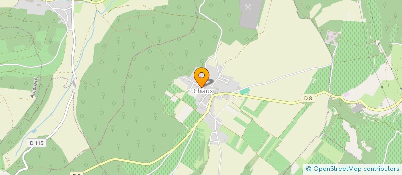 localisation de l'entreprise LD IMMO  CHAUX