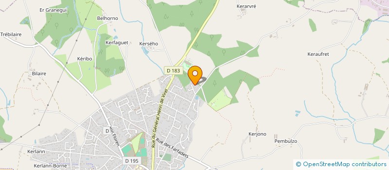 localisation de l'entreprise LD IMMO  SURZUR