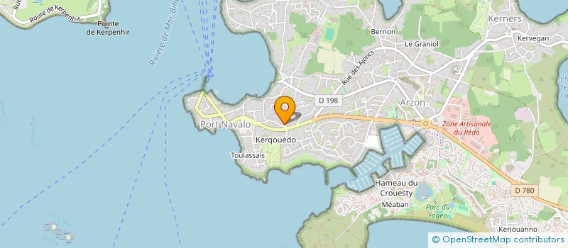 localisation de l'entreprise LD IMMOBILIER  ARZON